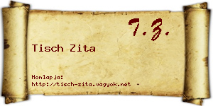 Tisch Zita névjegykártya